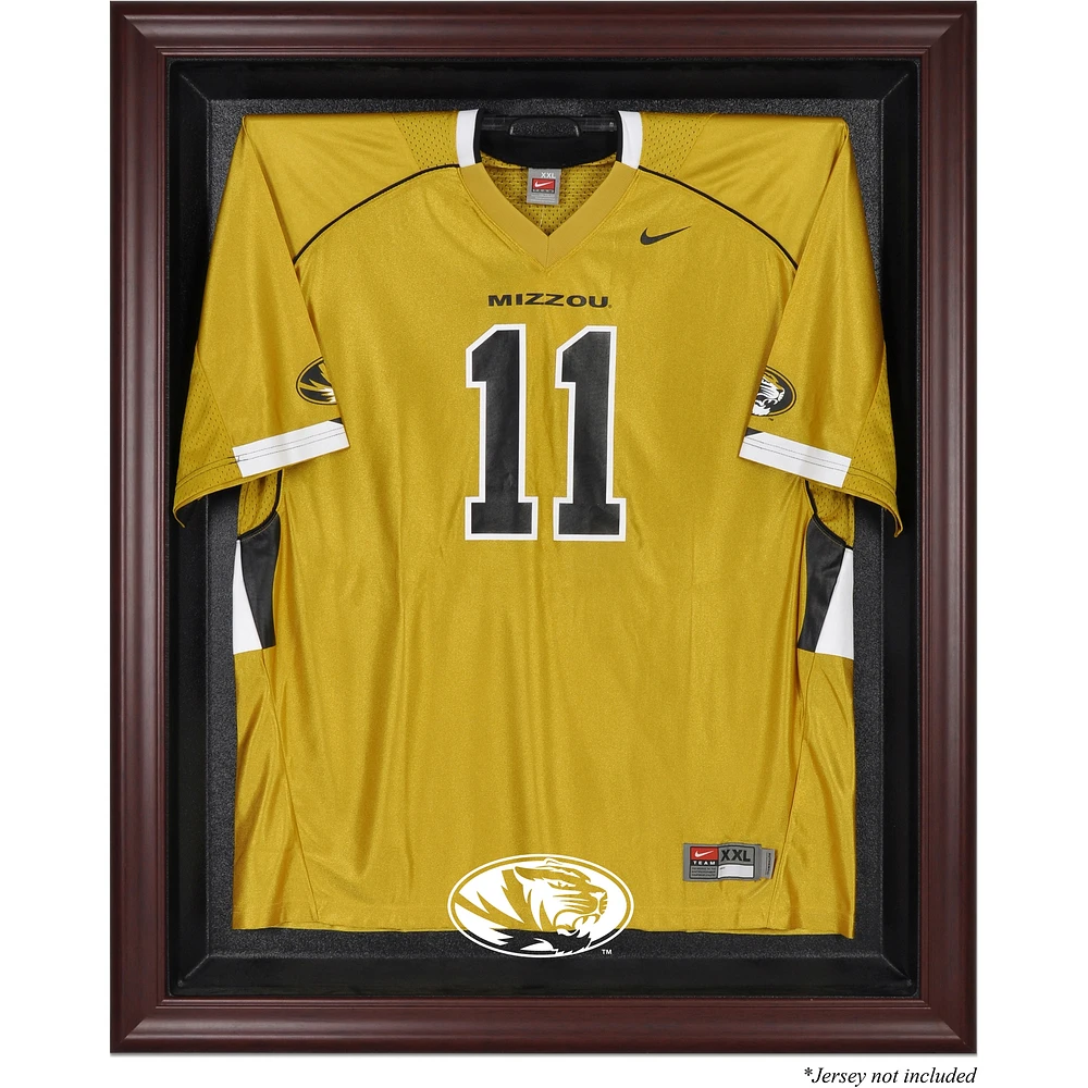 Missouri Tigers Mahogany Framed Logo Jersey Display Case