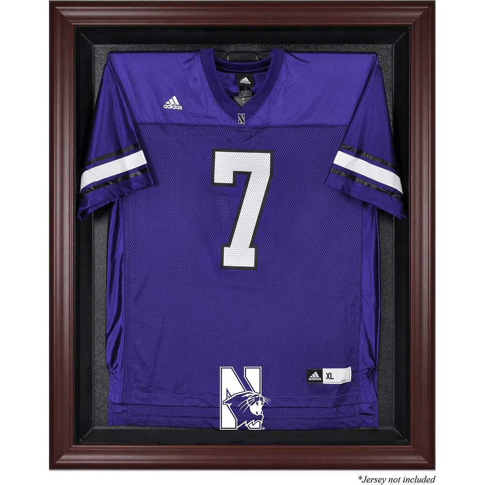 Northwestern Wildcats Mahogany Framed Logo Jersey Display Case