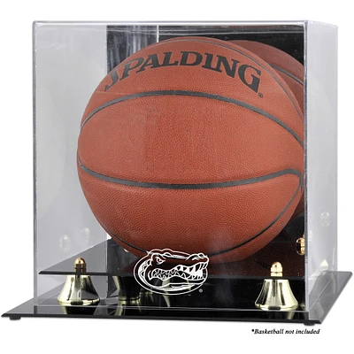 Florida Gators Golden Classic Logo Basketball Display Case with Mirror Back