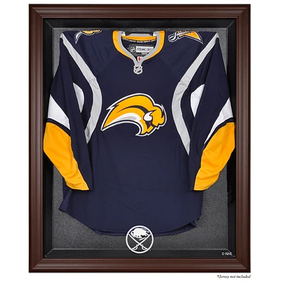 Buffalo Sabres Brown Framed Logo Jersey Display Case
