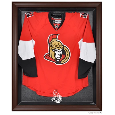 Ottawa Senators Brown Framed Logo Jersey Display Case