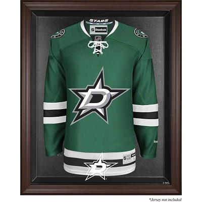 Dallas Stars Brown Framed Logo Jersey Display Case