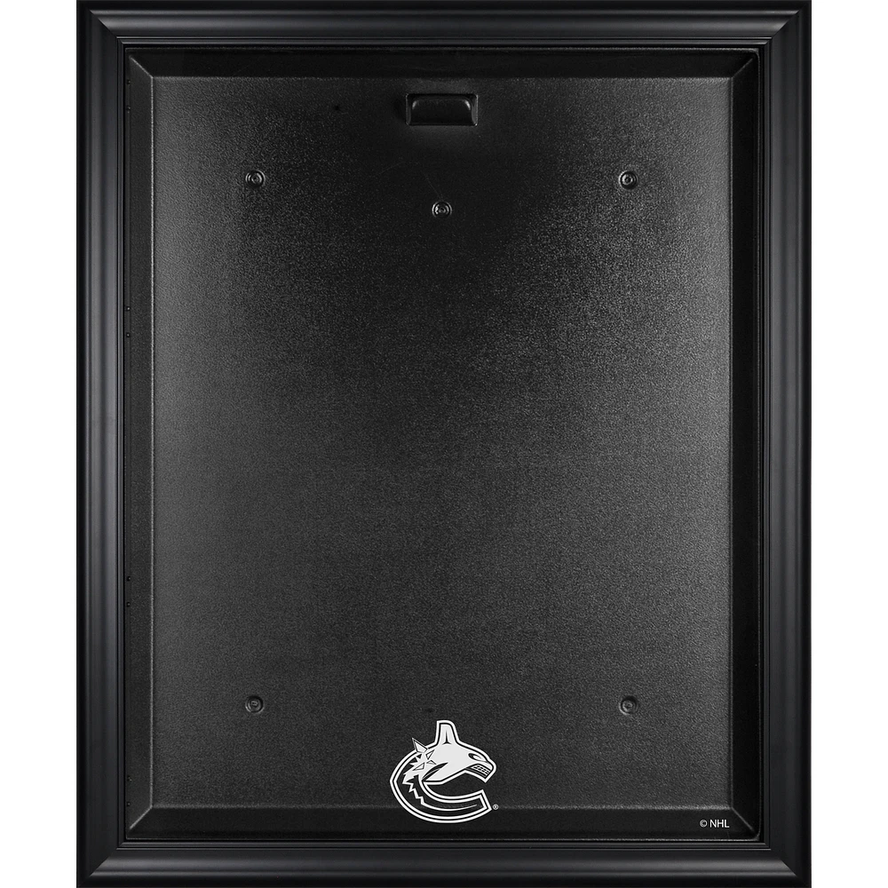 Vancouver Canucks Black Framed Logo Jersey Display Case