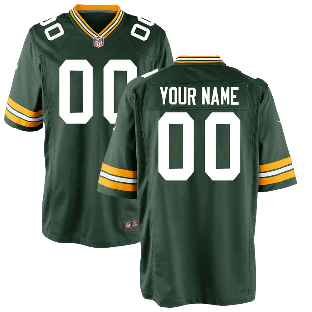 Youth Nike Green Bay Packers Custom Game Jersey