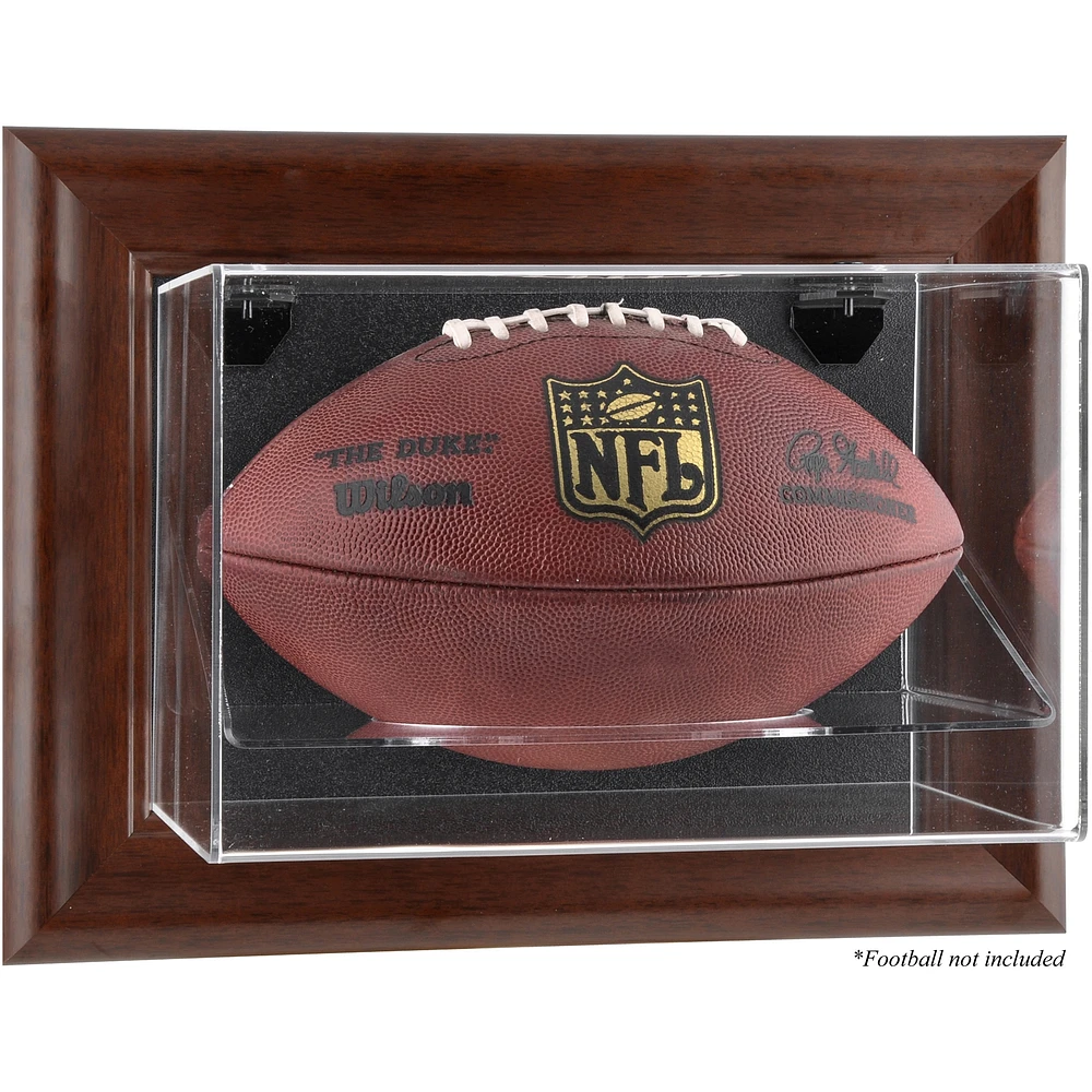 Brown Framed Wall-Mountable Logo Football Case