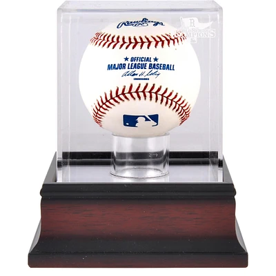 Boston Red Sox 2013 MLB World Series Champions Mahogany Baseball Display Case