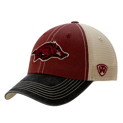 Arkansas Razorbacks Top of the World Offroad Trucker Adjustable Hat - Cardinal