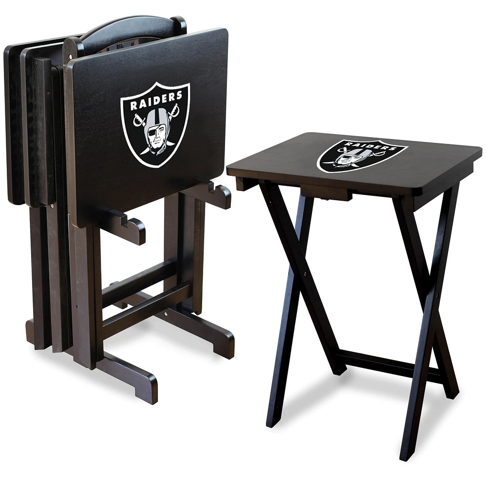 Imperial Las Vegas Raiders TV Tray Set