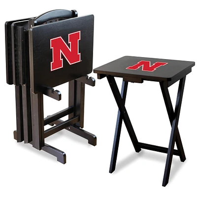 Imperial Nebraska Huskers TV Tray Set