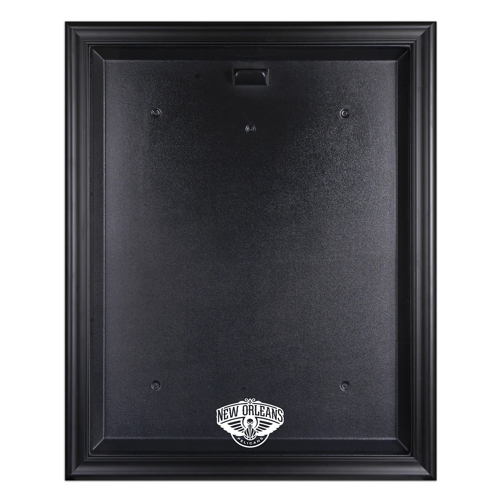 New Orleans Pelicans Black Framed Logo Jersey Display Case