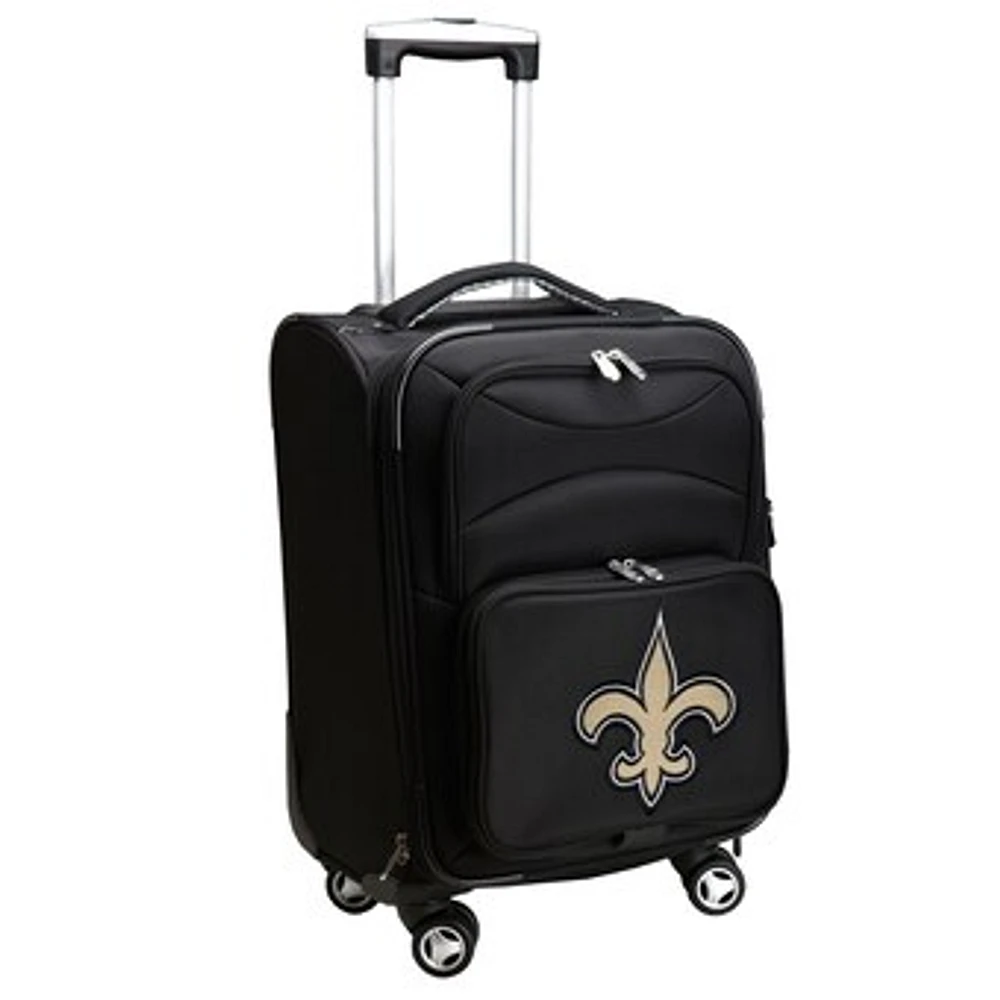 MOJO Black New Orleans Saints 21" Softside Spinner Carry-On