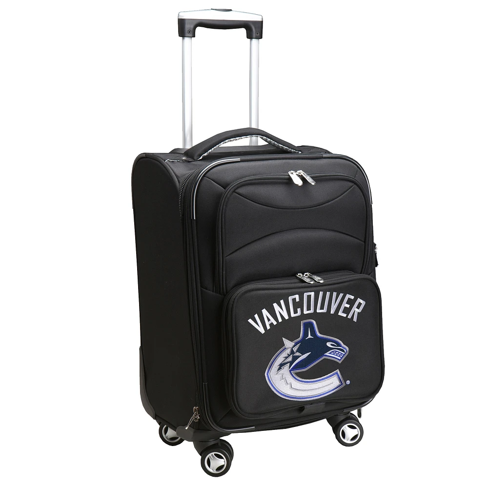 MOJO Black Vancouver Canucks 21" Softside Spinner Carry-On