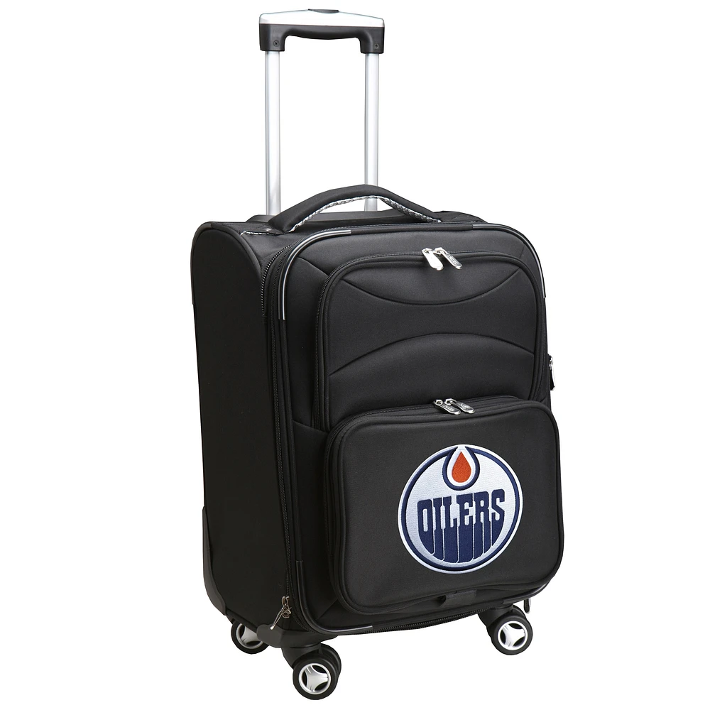 MOJO Black Edmonton Oilers 21" Softside Spinner Carry-On