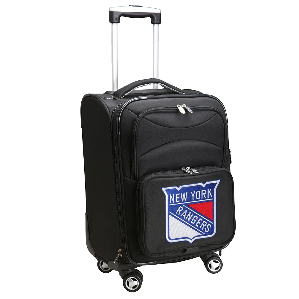 MOJO Black New York Rangers 21" Softside Spinner Carry-On