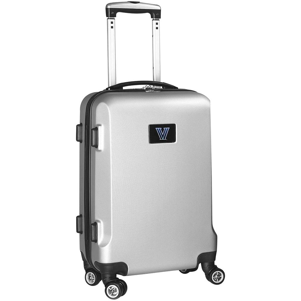 Silver Villanova Wildcats 20" 8-Wheel Hardcase Spinner Carry-On