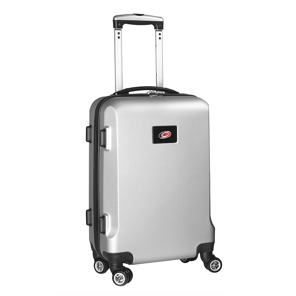 Silver Carolina Hurricanes 20" 8-Wheel Hardcase Spinner Carry-On