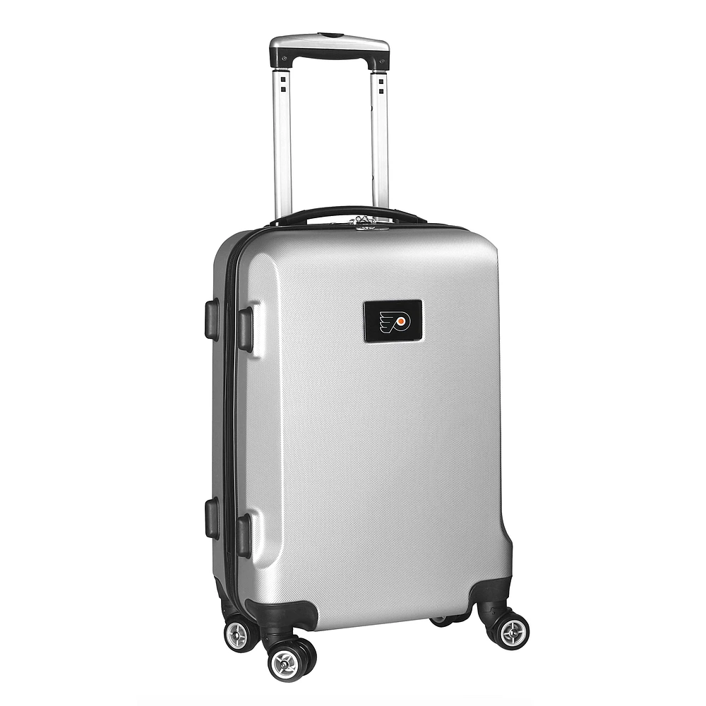 Silver Philadelphia Flyers 20" 8-Wheel Hardcase Spinner Carry-On