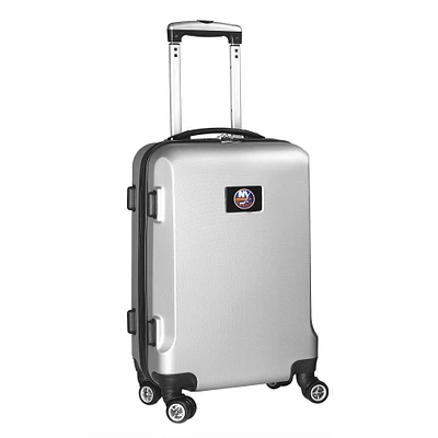 Silver New York Islanders 20" 8-Wheel Hardcase Spinner Carry-On