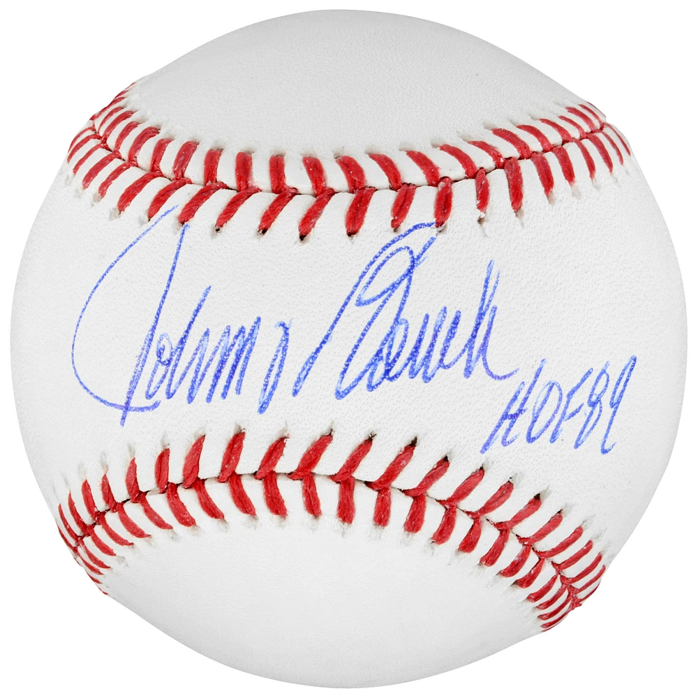 Johnny Bench Cincinnati Reds Autographed Baseball with "HOF 89" Inscription