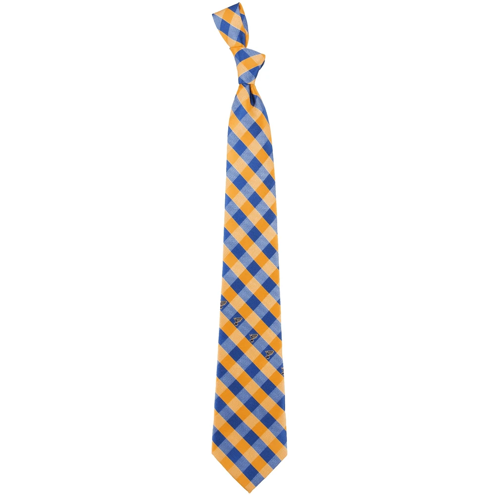 St. Louis Blues Woven Poly Check Tie