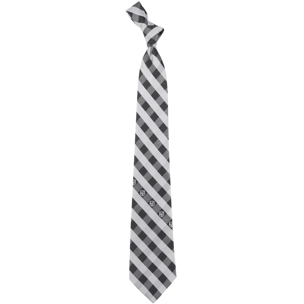 Los Angeles Kings Woven Poly Check Tie