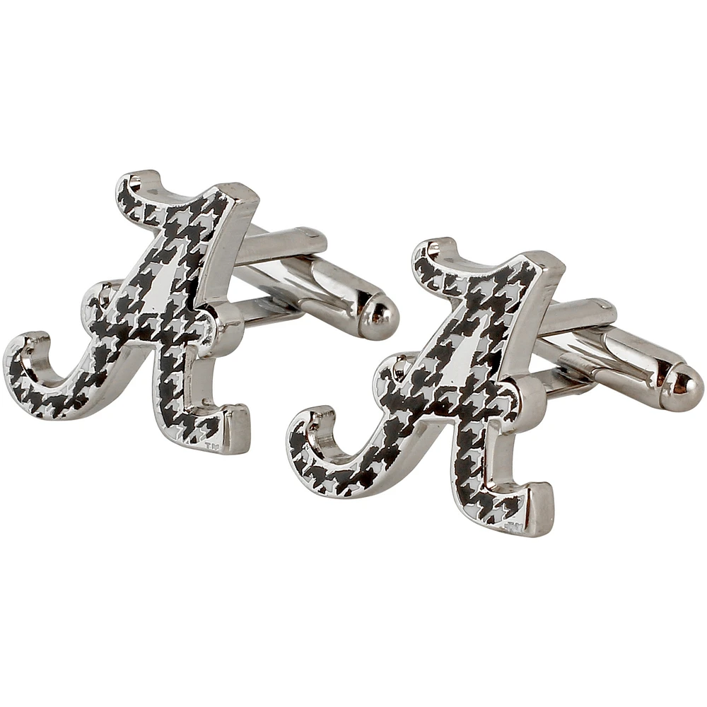 Alabama Crimson Tide Silver-Plated Logo Cufflinks