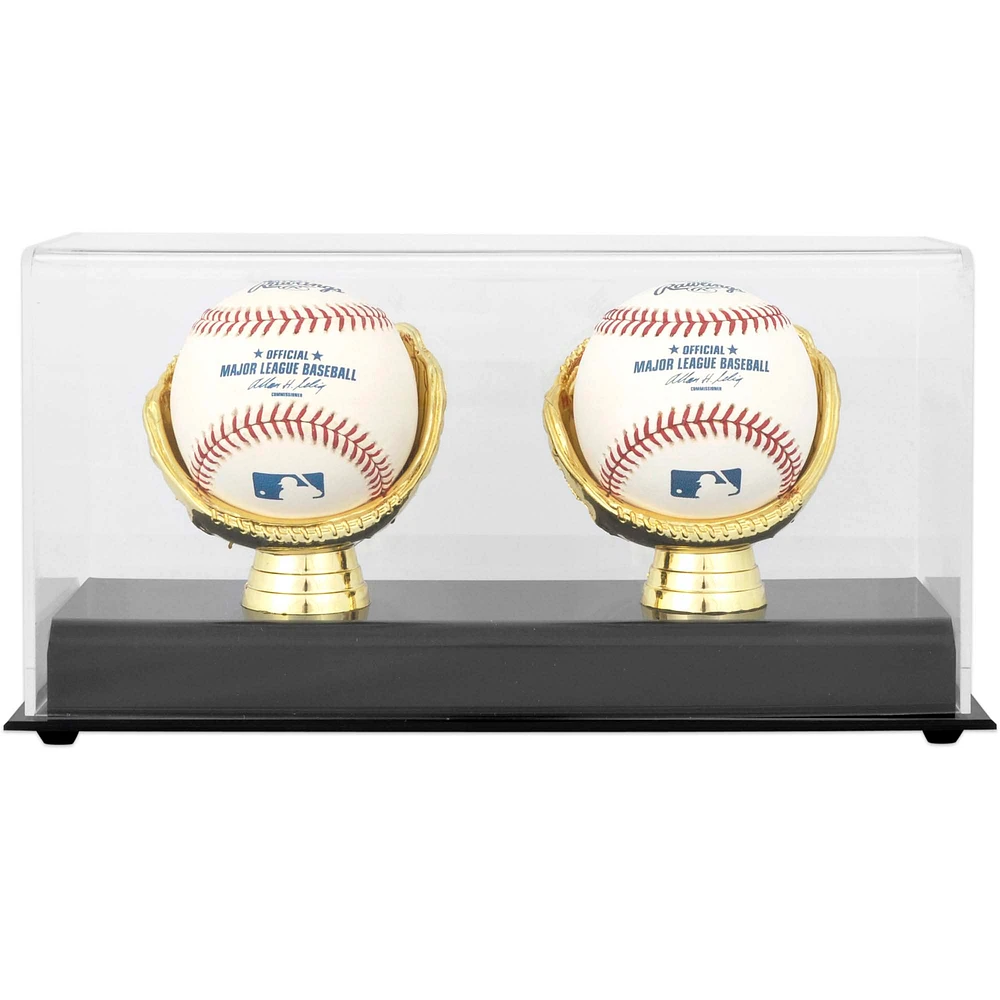 Gold Glove Double Baseball Display Case