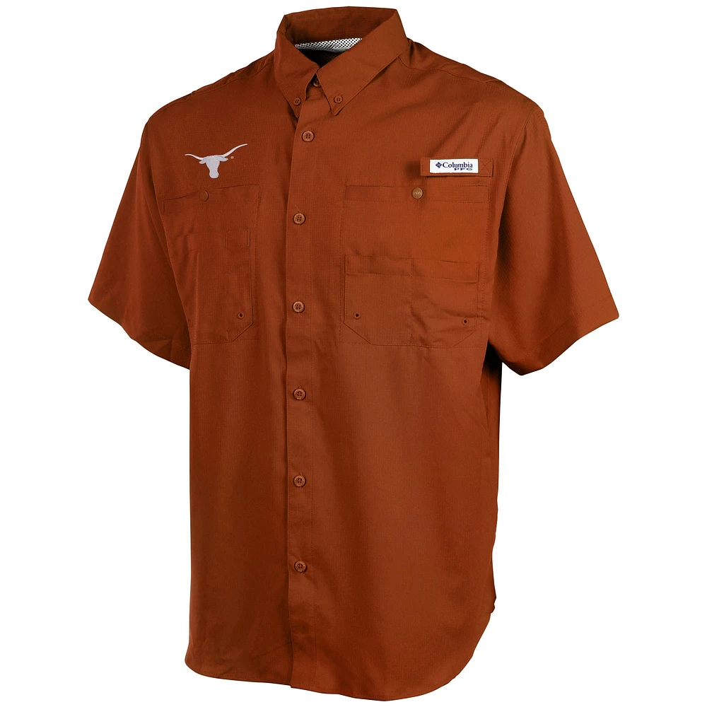 Men's Columbia Texas Orange Longhorns Team PFG Tamiami Shirt