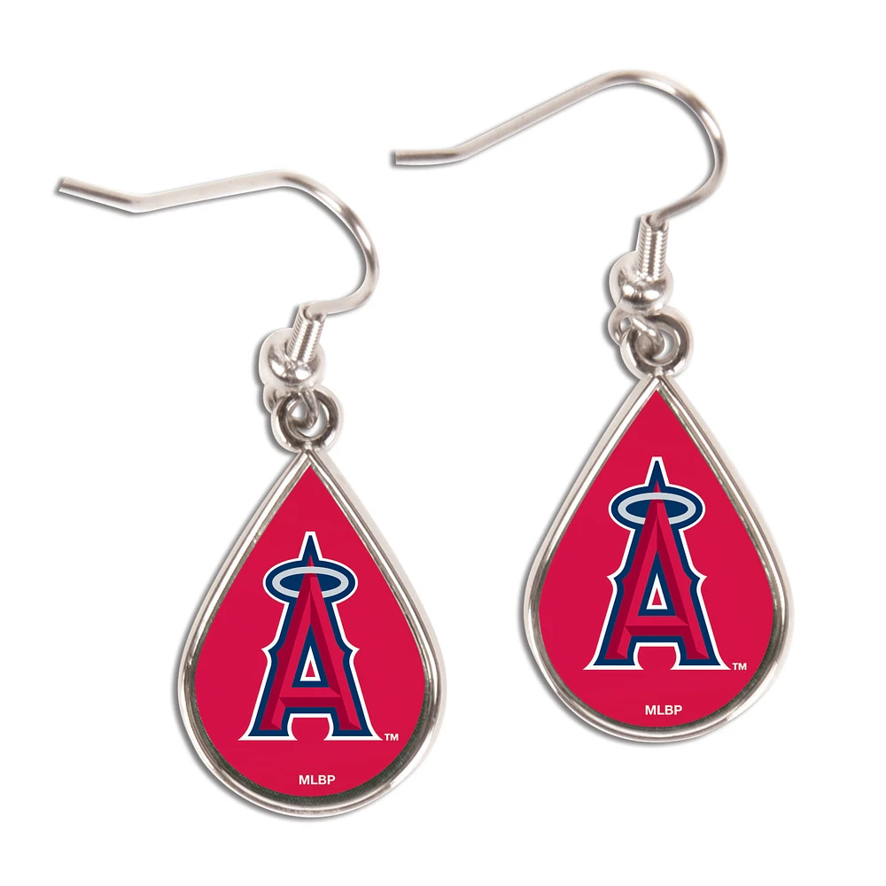 WinCraft Los Angeles Angels Tear Drop Dangle Earrings