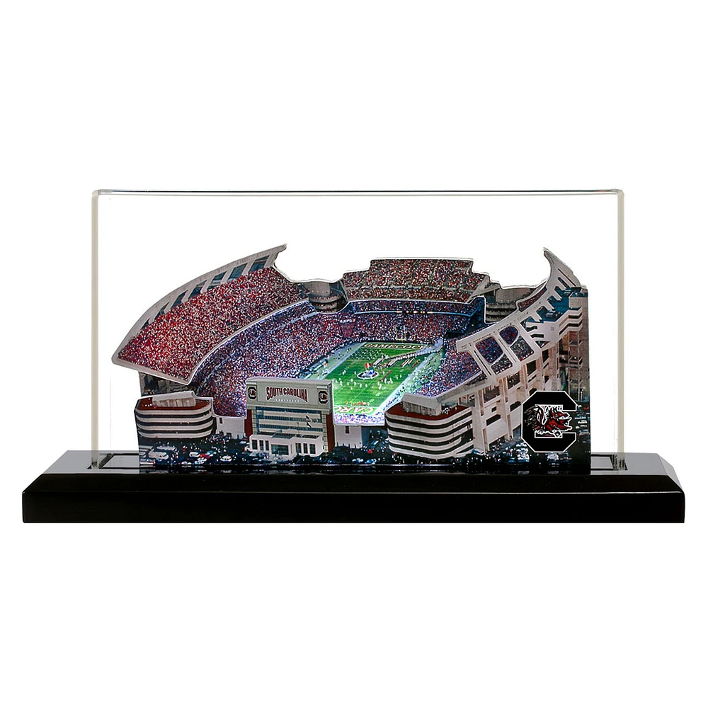 South Carolina Gamecocks 9" x 4" Light Up Stadium with Display Case