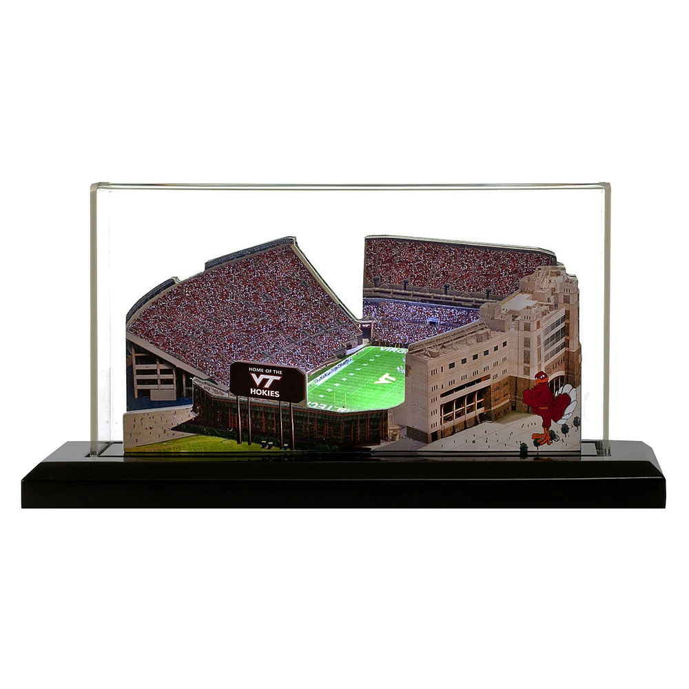 Virginia Tech Hokies 9" x 4" Light Up Stadium with Display Case