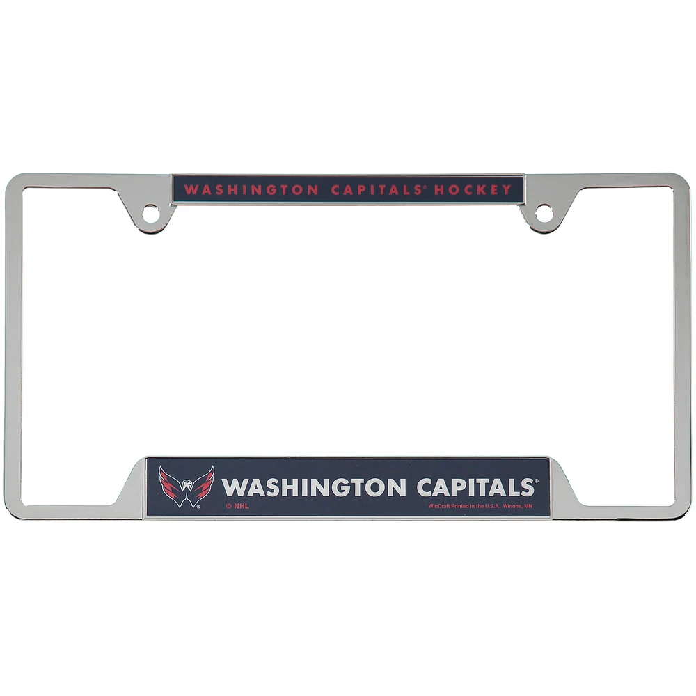 Washington Capitals WinCraft Metal License Plate Frame