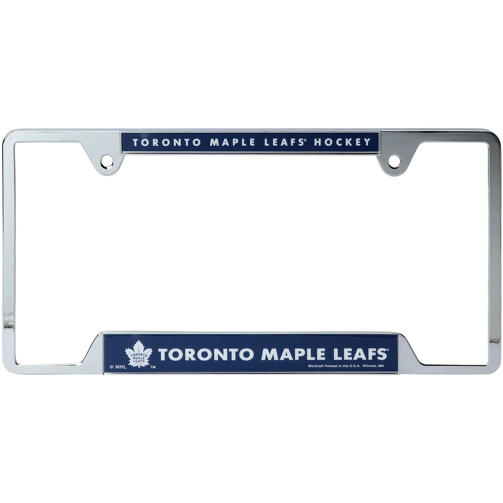 Toronto Maple Leafs WinCraft Metal License Plate Frame