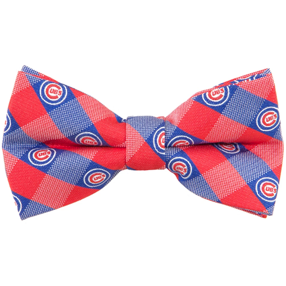 Chicago Cubs Check Bow Tie