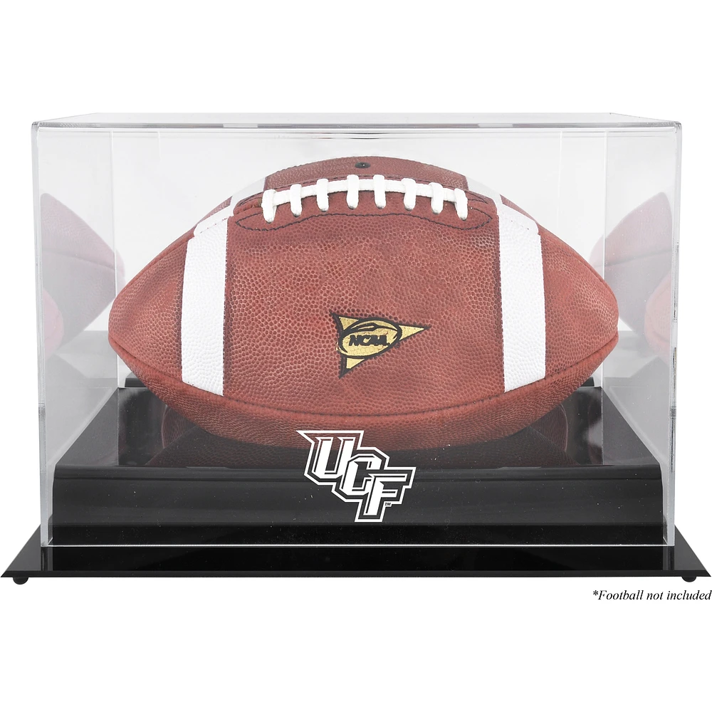 UCF Knights Black Base Team Logo Football Display Case with Mirror Back