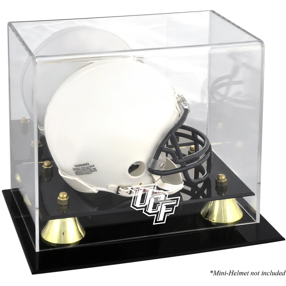 UCF Knights Golden Classic Logo Mini Helmet Display Case