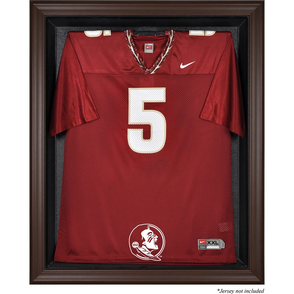 Florida State Seminoles (FSU) Brown Framed (2014 - Present Logo) Jersey Display Case