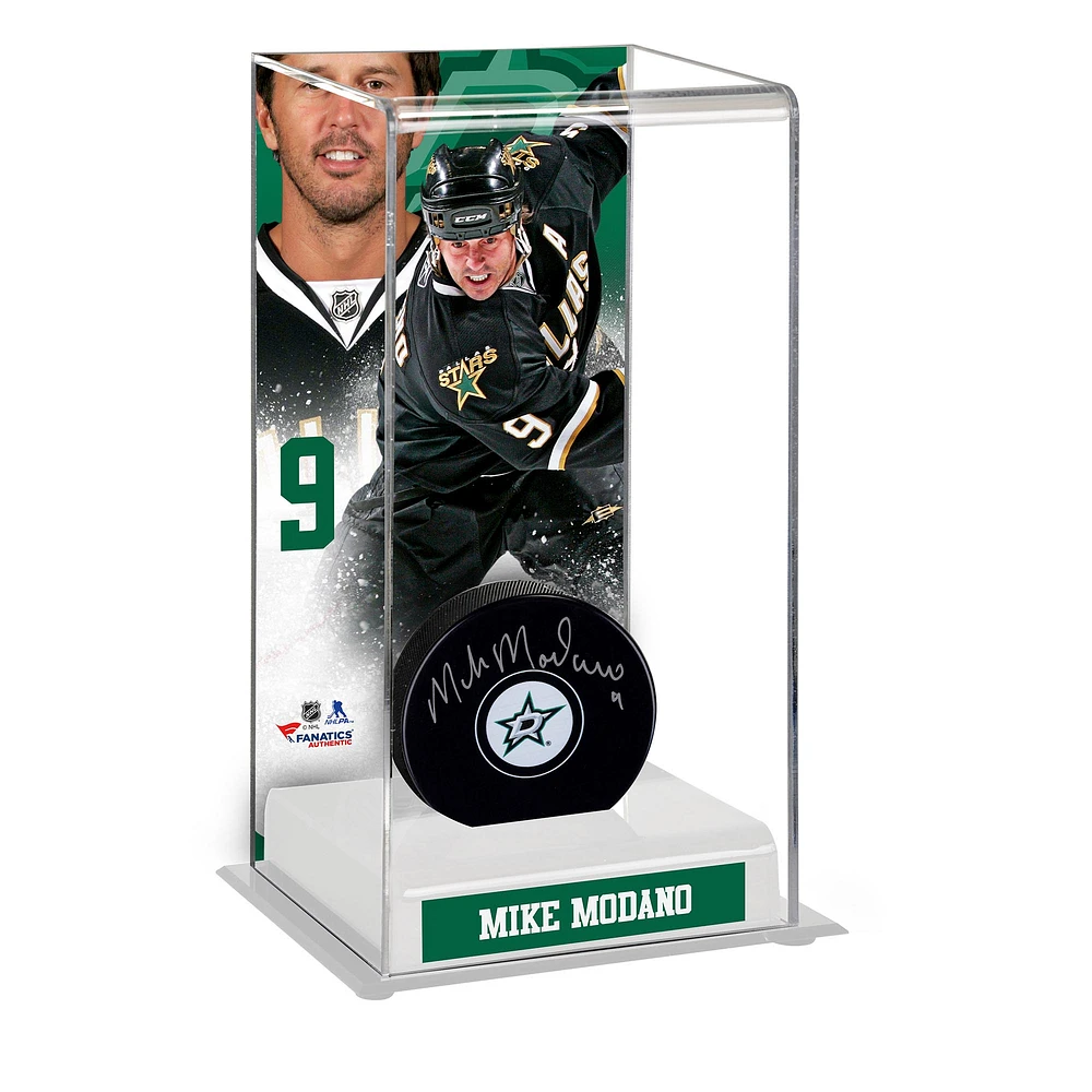 Mike Modano Dallas Stars Deluxe Tall Hockey Puck Case