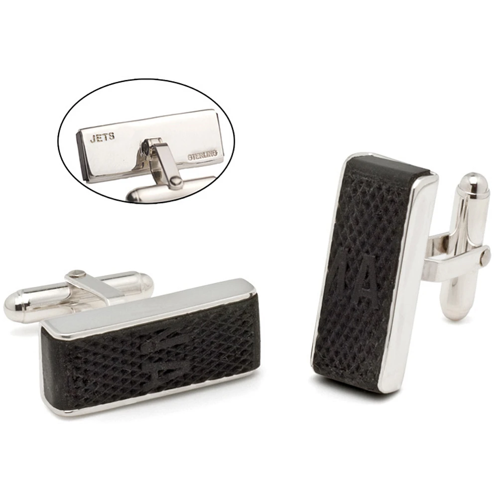 Tokens & Icons Winnipeg Jets Game-Used Puck Edge Cuff Links