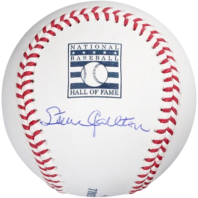 Steve Carlton Philadelphia Phillies Autographed HOF Logo Baseball
