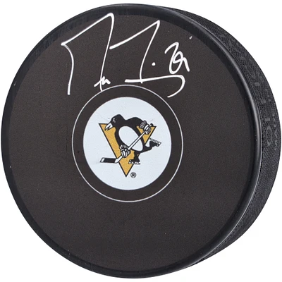 Marc-Andre Fleury Pittsburgh Penguins Autographed Hockey Puck