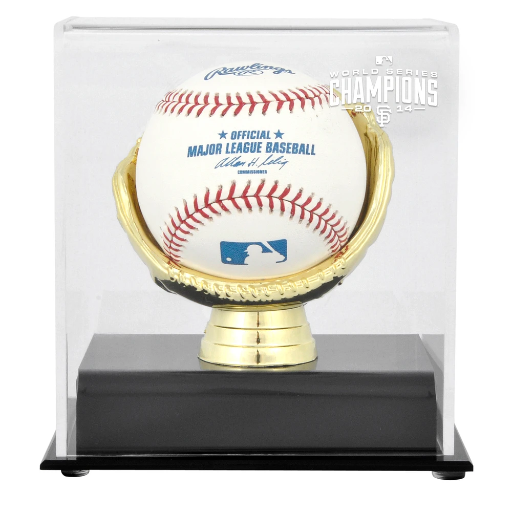 San Francisco Giants 2014 World Series Champions Gold Glove Baseball Display Case