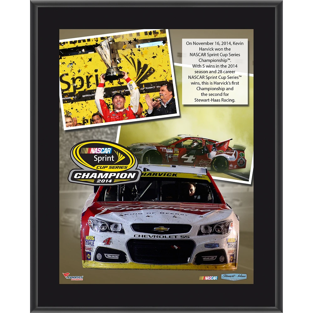 Kevin Harvick 2014 NASCAR Sprint Cup Series Champion 10.5'' x 13'' Sublimated Plaque Collage
