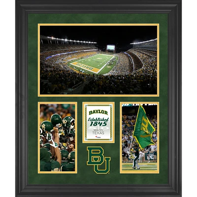 Baylor Bears McLane Stadium Framed 20'' x 24'' 3-Opening Collage