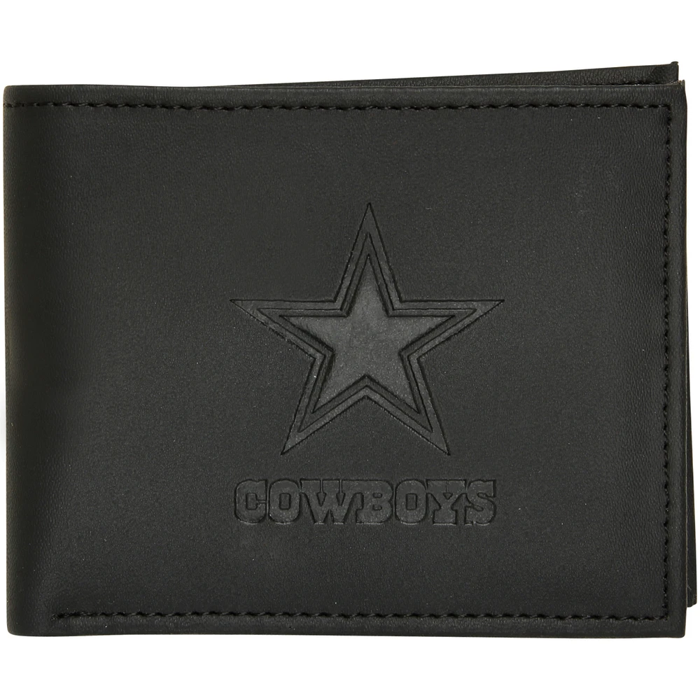 Men's Black Dallas Cowboys Hybrid Bi-Fold Wallet
