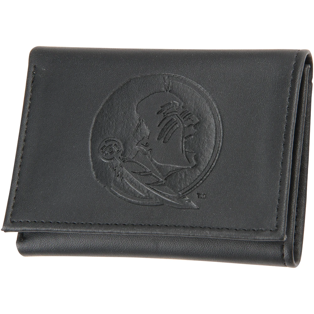 Men's Black Florida State Seminoles Hybrid Tri-Fold Wallet
