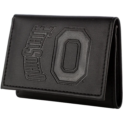 Men's Black Ohio State Buckeyes Hybrid Tri-Fold Wallet