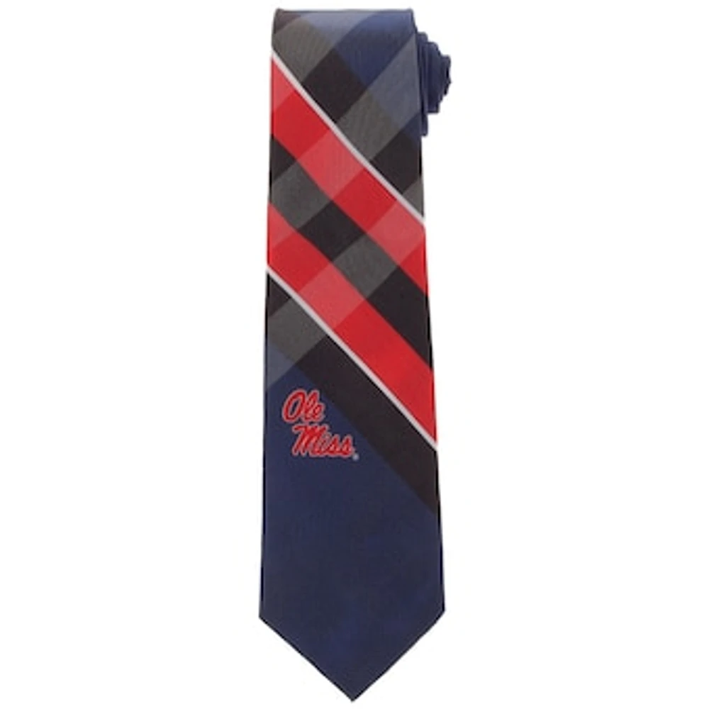 Men's Ole Miss Rebels Woven Poly Grid Tie