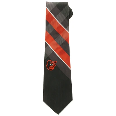Men's Baltimore Orioles Woven Poly Grid Tie