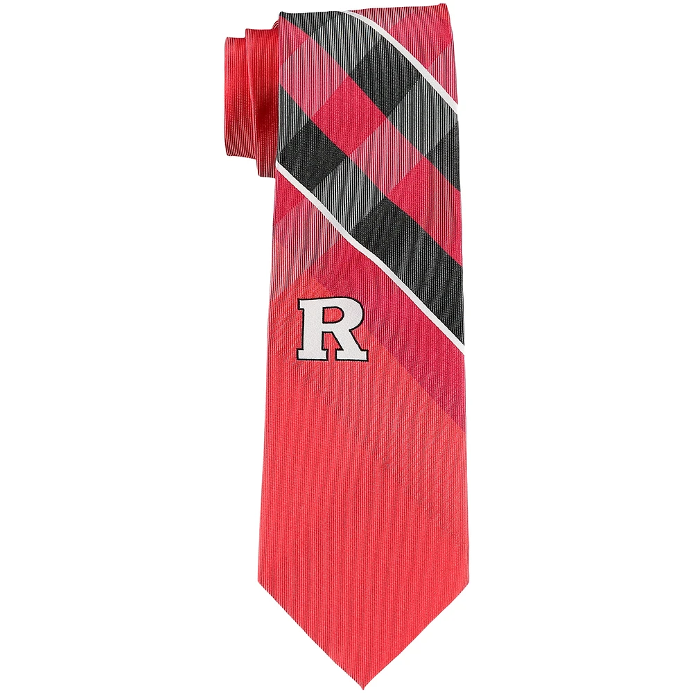 Men's Rutgers Scarlet Raiders Woven Poly Grid Tie